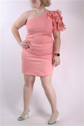 שמלת ערב ICE CUBE בורוד- L